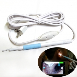 Camera nội soi lấy ráy tai 5.5mm có đèn led hỗ trợ smartphone android và máy tính