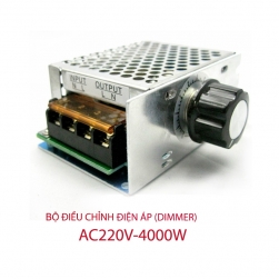 Bộ chiết áp (dimmer) 41600B 4000W-220V cho quạt sưởi, ánh sáng, động cơ