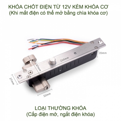 khoa chot dien tu thuong khoa kem chia co