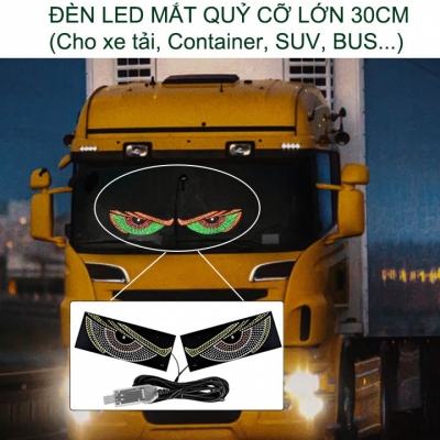 den led hinh mat trang tri xe tai