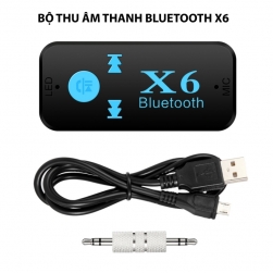 Bộ thu âm thanh Bluetooth BT-X6 kiêm phát nhạc từ thẻ nhớ và có micro