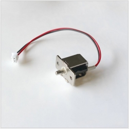 Khóa chốt điện từ mini loại thường đóng 12VDC-HD04 (chốt hình trụ tròn 3mm)