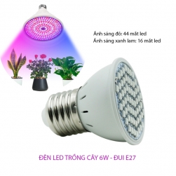 den led trong cay trong nha 6W
